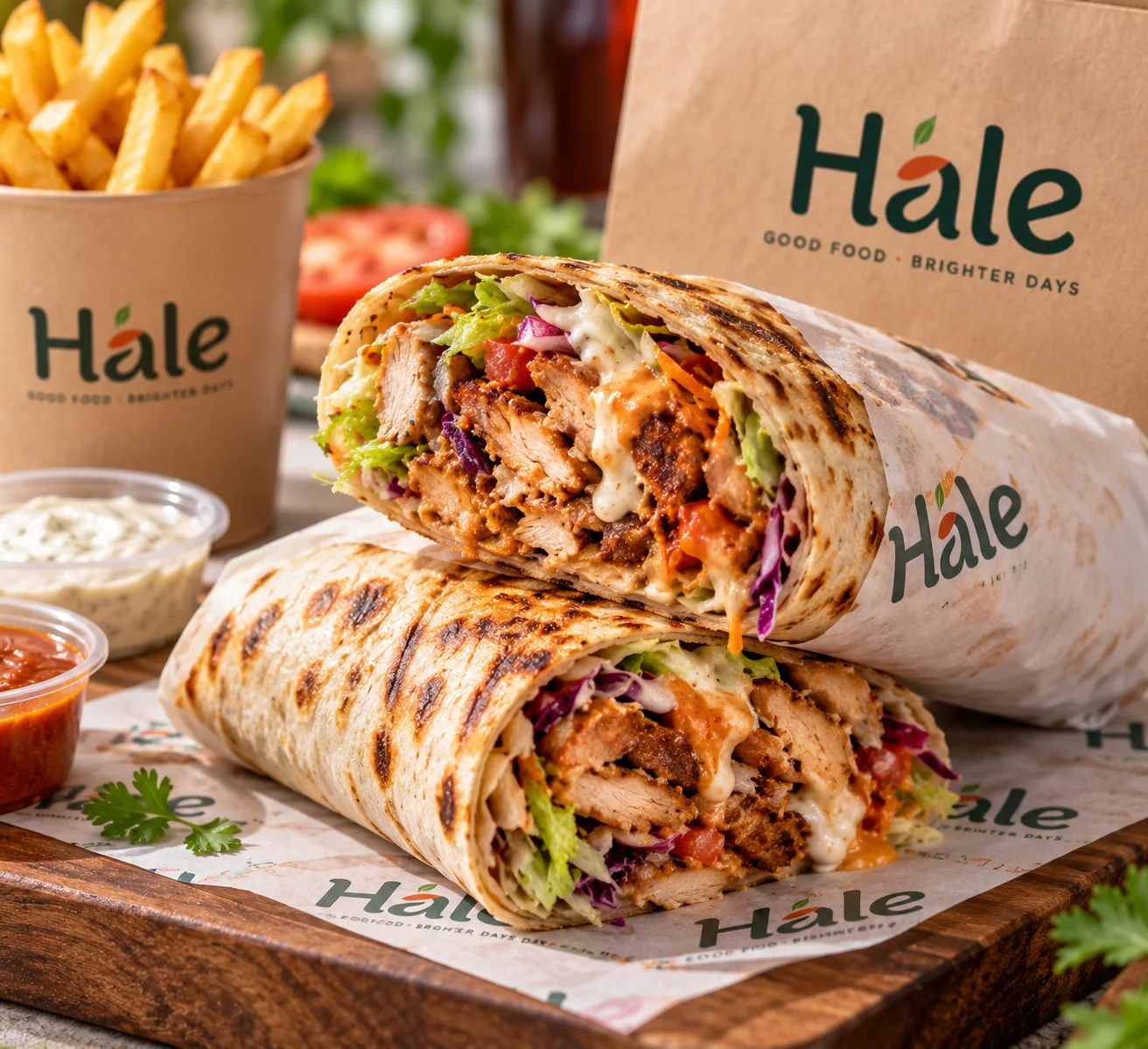 Gourmet shawarma and fresh bites